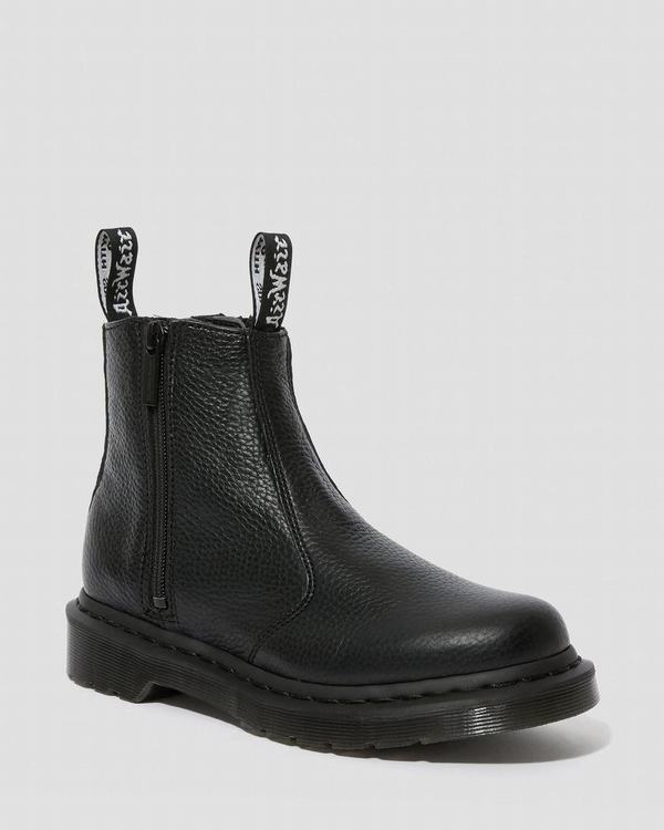 Dr Martens Dámské Chelsea Boty 2976 W/Zip Aunt Sally Černé, CZ-037684